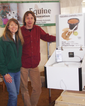 Jerry and Kim - Owners of Equine Automation, LLC and creators of the X5-CD Automatic Horse Feeder
