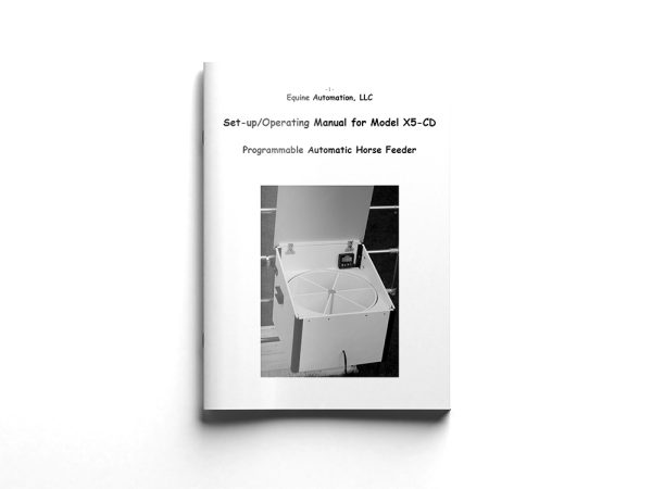 X5CD Printed Manual
